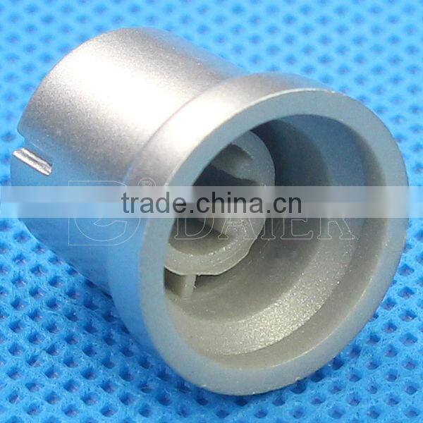 Daier pointer chrome guitar knobs for flat shaft