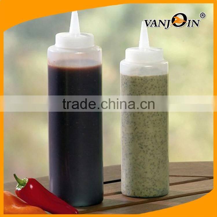 8oz HDPE Food Grade Squeeze Bottle For Sauce