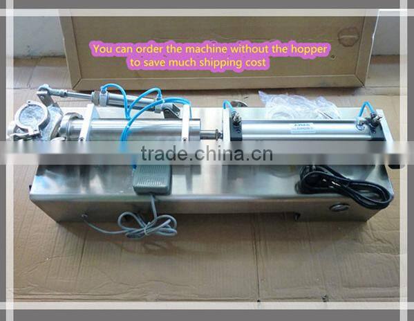 Small Scale Single Head Cream Pneumtic Filling Machine with 100-1000ml