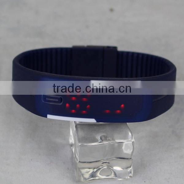 silicone digital watch silicone watch silieone led watch bracelet watch silicone bracelet with digital watch LED watch