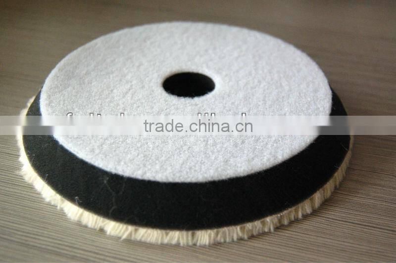 Car part / wool pads with a foam