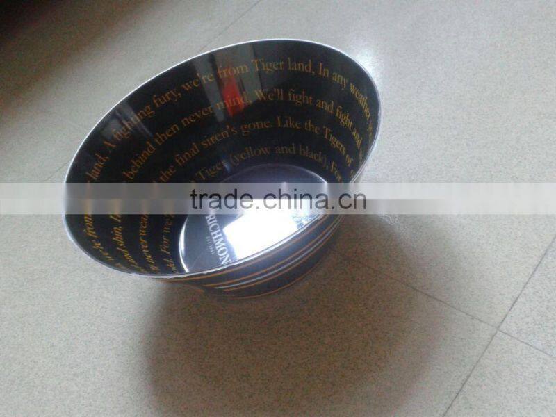 Printed melamine bowl,large