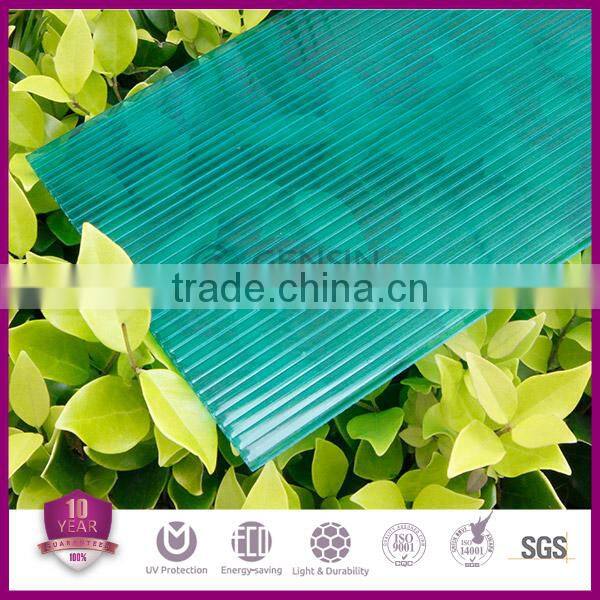 Haining UV blocking 6mm Polycarbonate Hollow Sheet