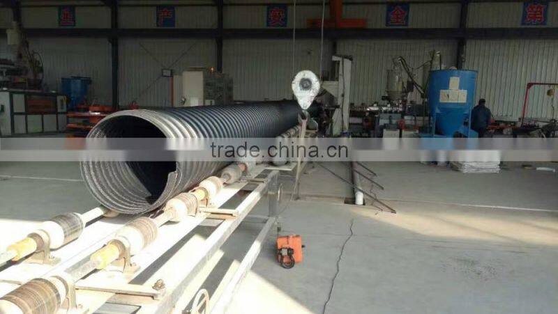 plastic steel belt corrugated pipe / corrugated pipe with steel belt