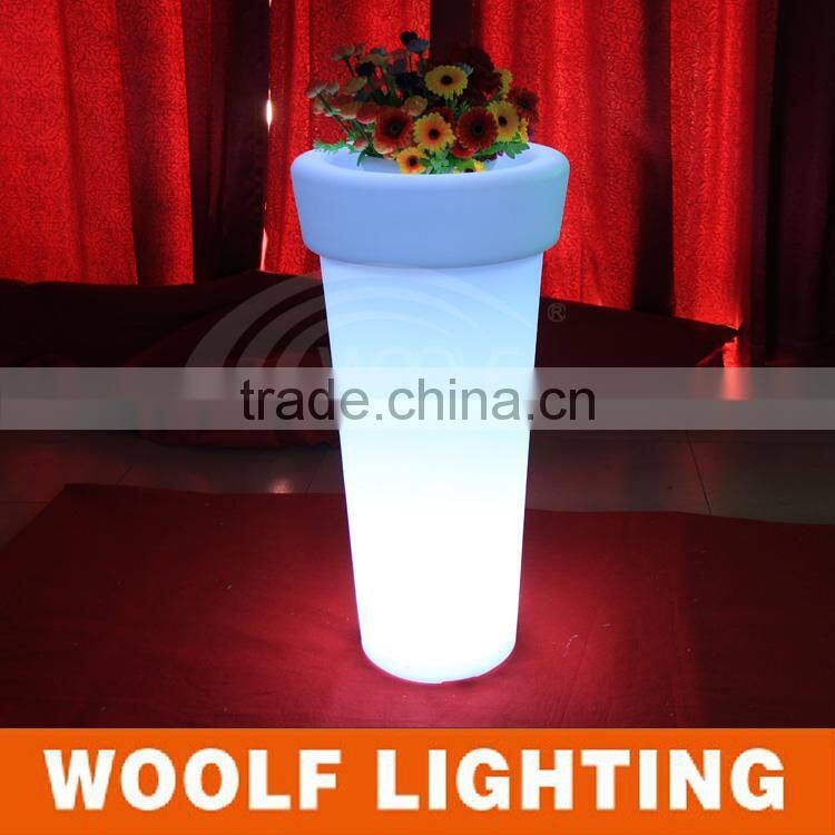 Outdoor Garen Solar Powered Waterproof LED Lighting Flower Pot