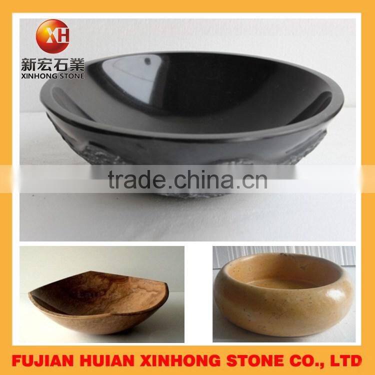 good design marble or granite stone basin for hand washing