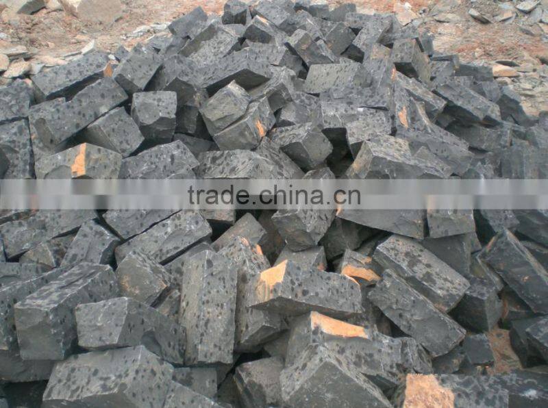 Black basalt, volcanic rock for sale