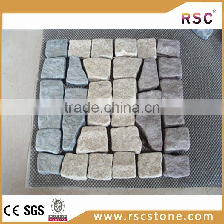 Kerb and paving stone netural granite