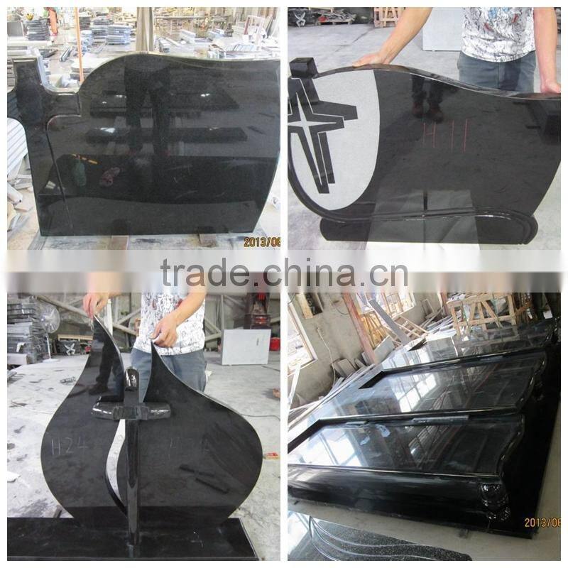Shanxi Black Headstone, Chinese Absolute Granite Tombstone