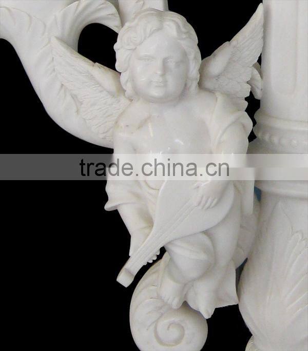Angel Carved Statue Lamp for Sale