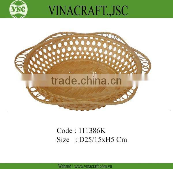 Nice cheap round bamboo basket for sale