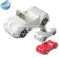 Car Shape LCD Clock
