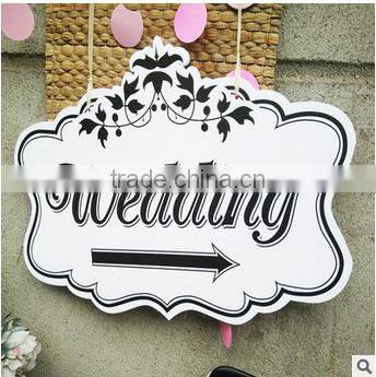 KT board wedding decoration sign
