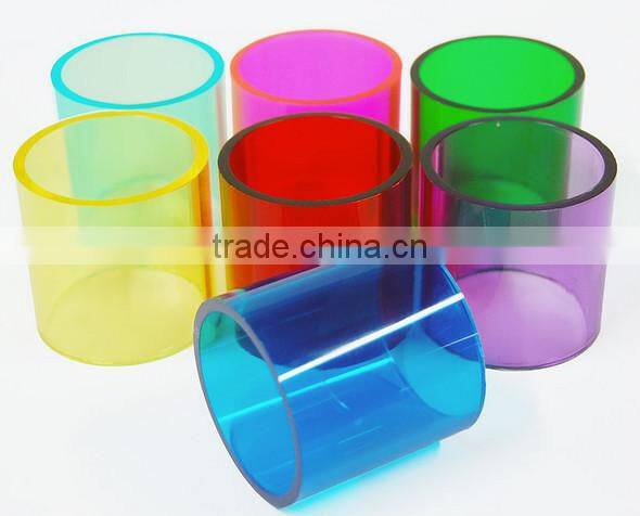 frosted acrylic tube/ custom acrylic tube