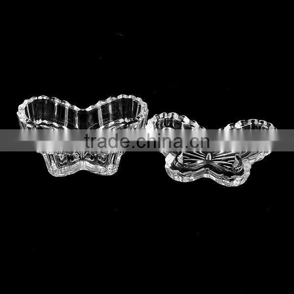 Crystal Glass Candy Buffet Jar with Lid