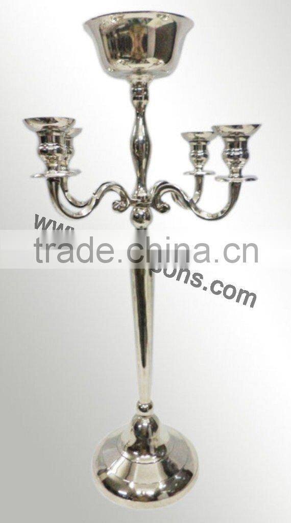 Wedding Candelabra in Silver Finish