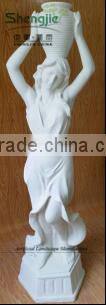 XK-BG001 Sexy beauty hot sale artificial fiberglass flower vase