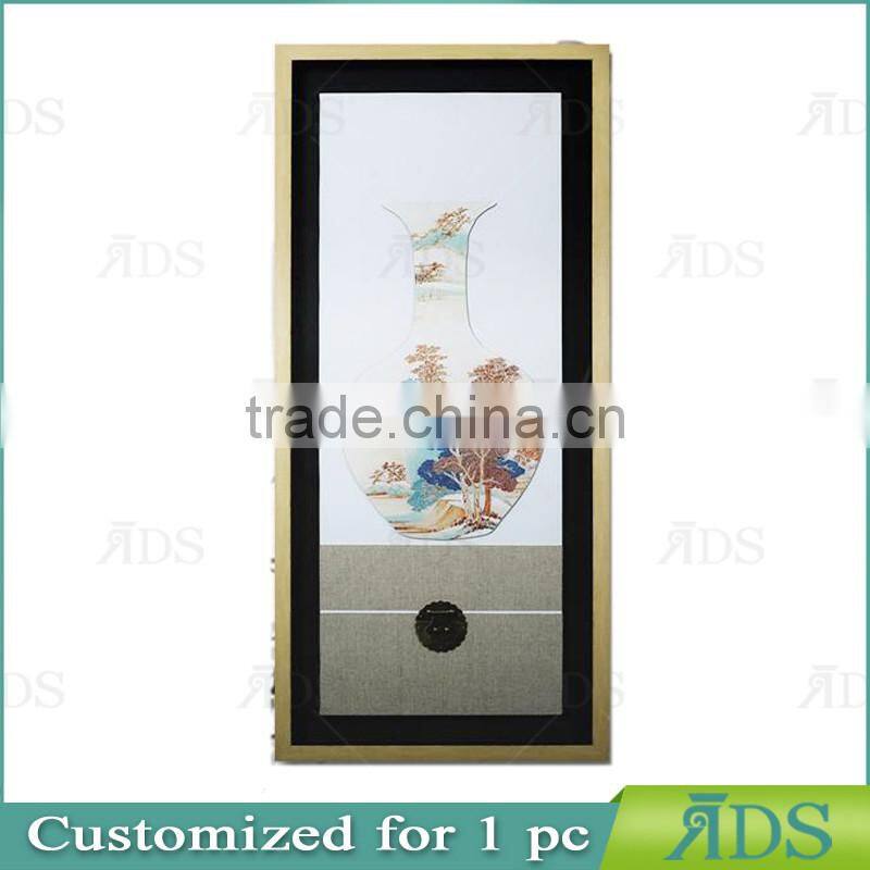 Frame handmade nature wall painting designs for home decoration