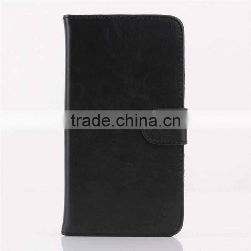 High quality crazy-horse PU card bumper/pocket cell phone case for HTC