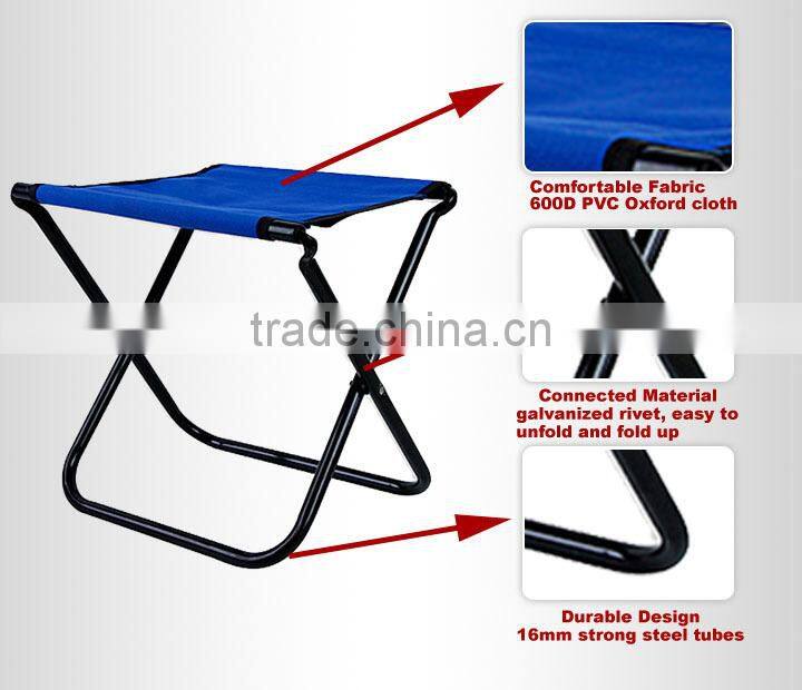 Metal Frame Canvas Folding Travel Stool