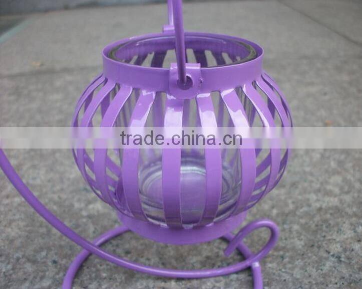 Modern 2017 metal Gifts & Decor Molded Iron Lantern Candle Holder
