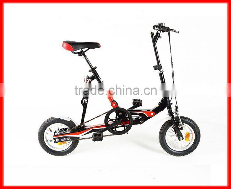 12 inch fashion mini folding electric bicycle professional tracking bike