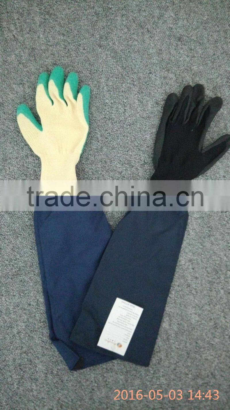 Long sleeve pvc dipped waterproof glove