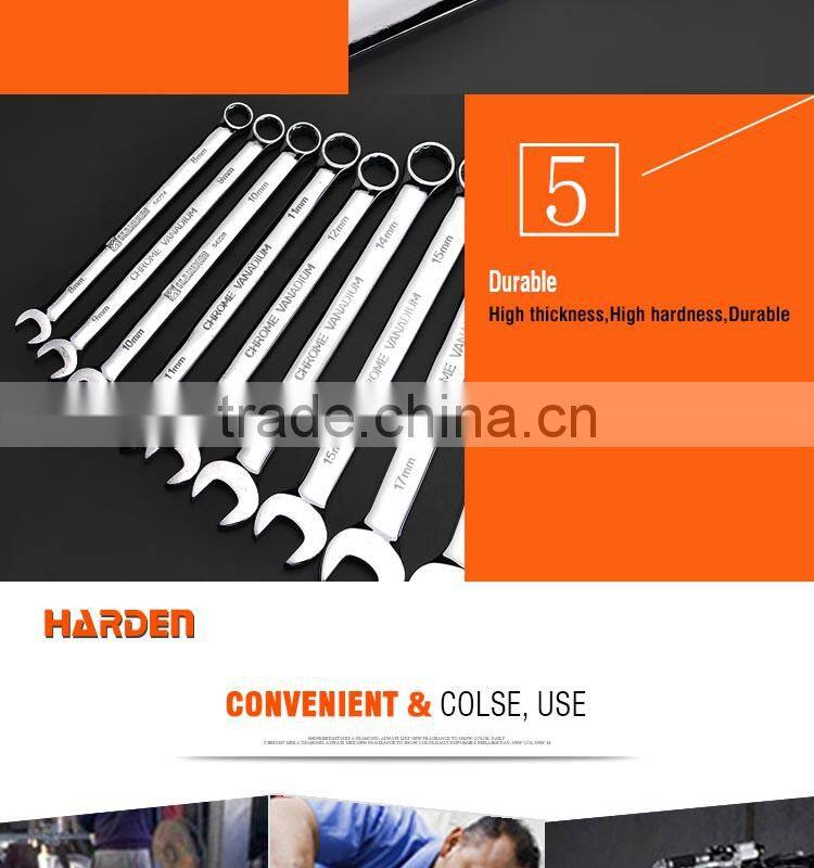 Professional Chrome Vanadium Combination Spanner Set