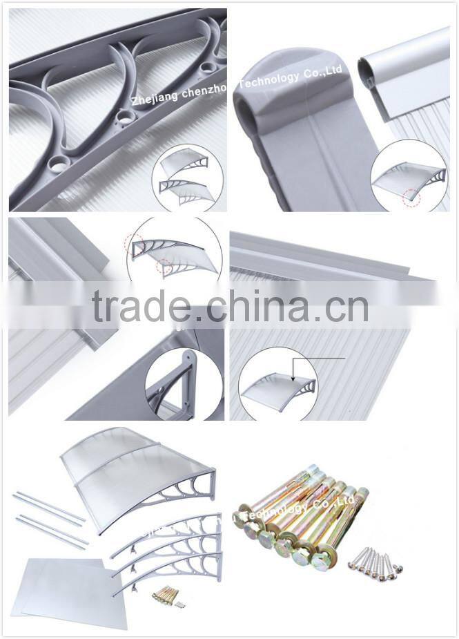 Wholesale price polycarbonate window and door canopy for free sample available