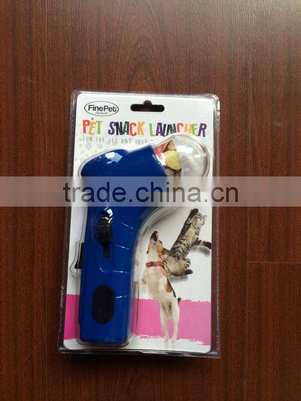 plastic pet snack launcher