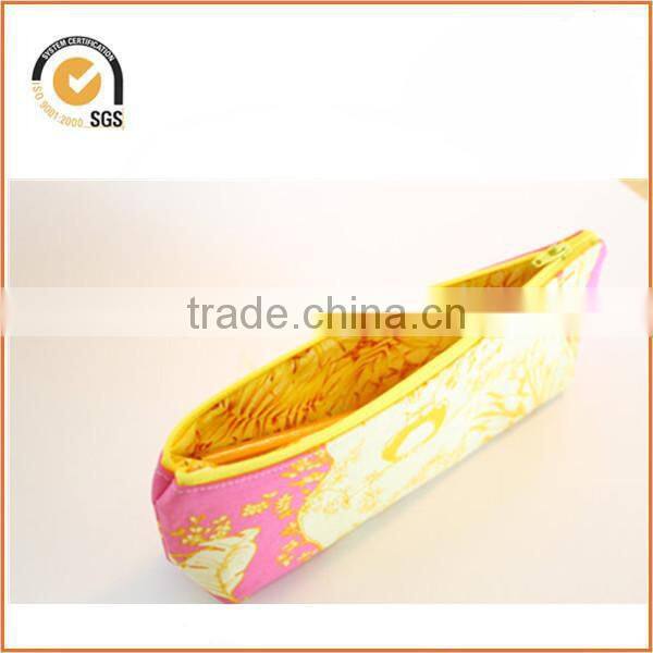 Spring Fox Zippered Pouch / Zipper Bag with Spring Woodland Animals / Cute Camera Bag By Chiqun Dongguan CQ-H03008