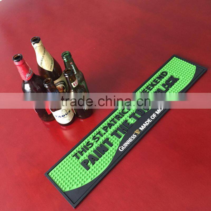 eco-friendly PVC bar mat customized rubber bar mat