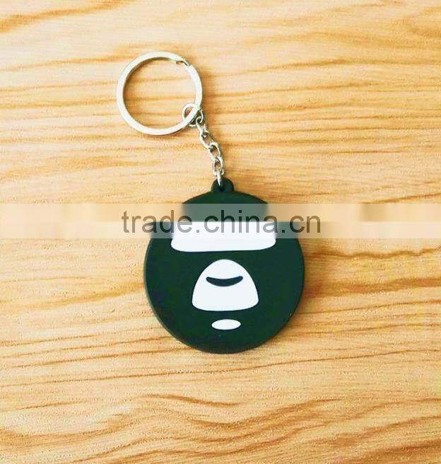 customized rubber High quality 3D PVC rubber key chains