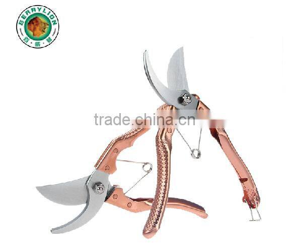 Berrylion Hot Sale Gardening Shears 65# Steel Gardening bypass Pruner