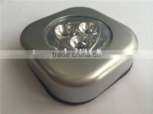 super 3 LED push light for home and camping