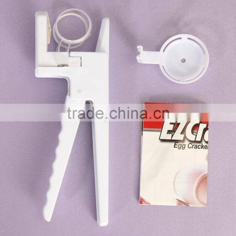 NEW EZ Egg Cracker Handheld York & White Separator As Seen On TV Kitchen Gadget