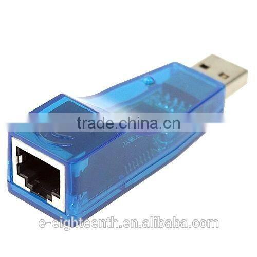 2016 new arrival Ethernet External USB to Lan RJ45 Network Card Adapter 10/100 Mbps for Laptop PC
