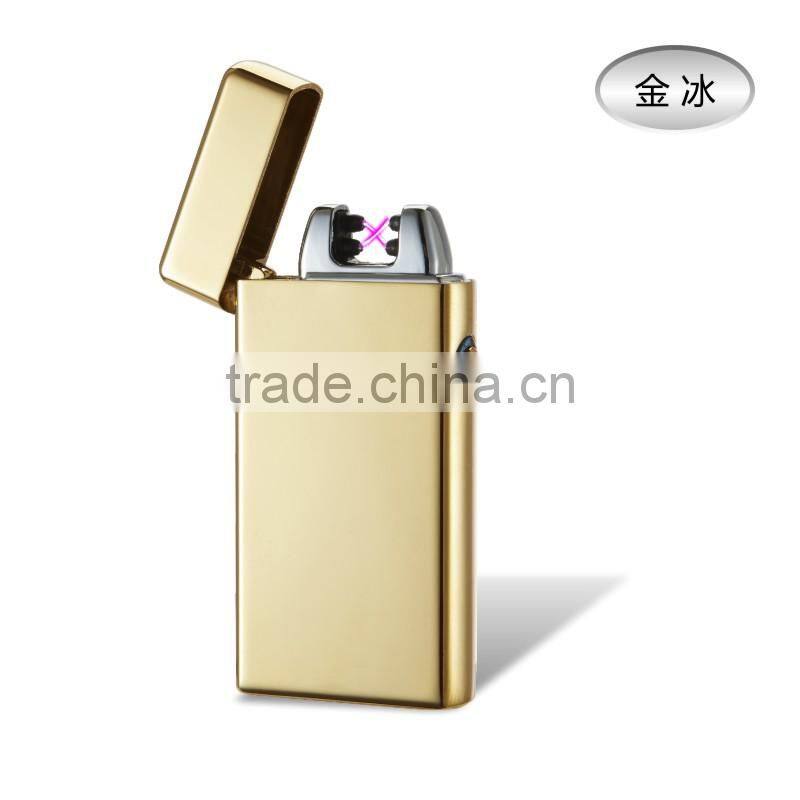Customized gifts metal electric arc Lighter pulse USB with CE&FCC&ROHS