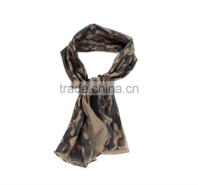 Camouflage scarf outdoor jungle scarf army scarf ,good price