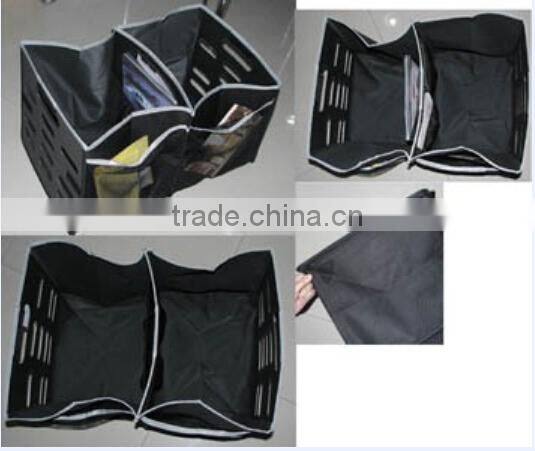 2015 Black Expandable Car Truck Organizer , Travel Bag