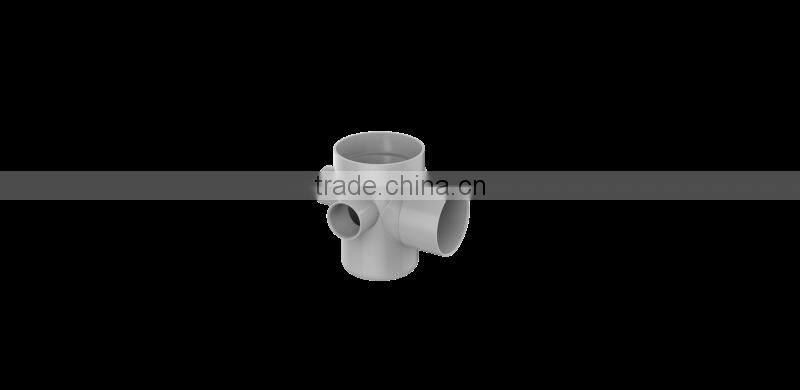 Factory price Manufacturer good quality PVC Fitting UPVC Rubber Joint plastic fitting for drainage GB floor drain