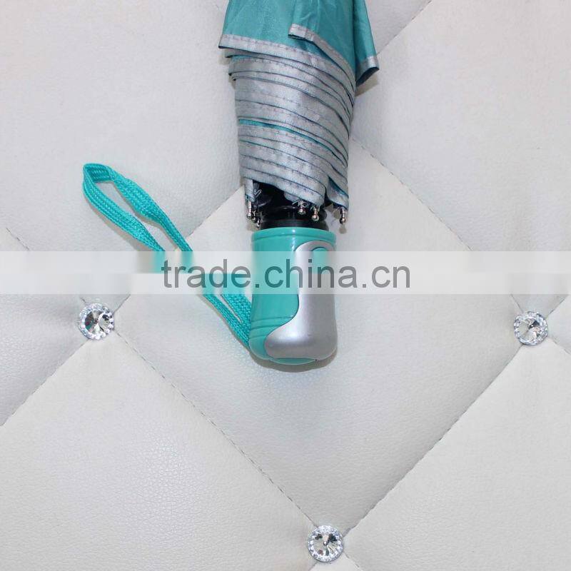 3 Fold auto open and close promotional umbrella umbrella