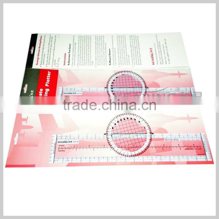 Durable plastic Rotating Azimuth Plotter for pilot student flight training CP-R