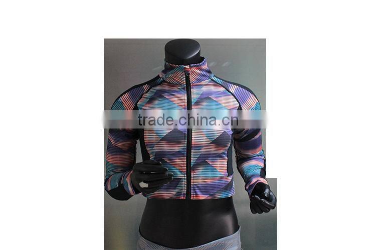 Wholesale Custom Women Fashionable Sports Dry Fit Running Jackets