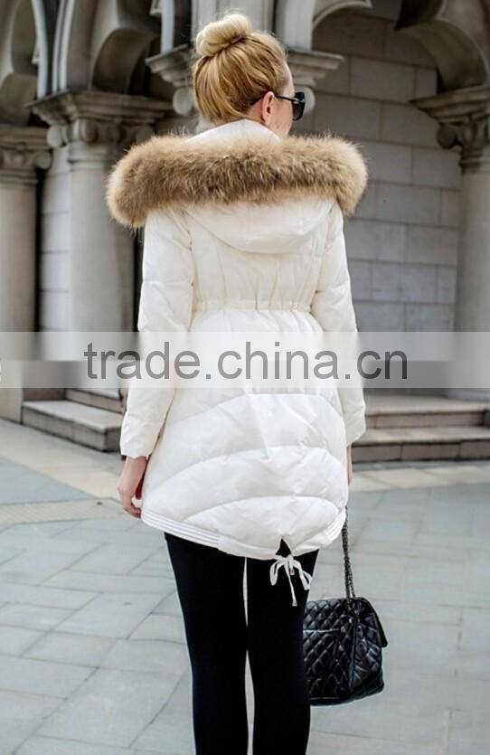 GZY wholesale women fur coat at low price