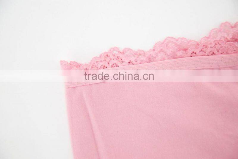 High Quality Colorful 95% Cotton 5% Spandex with Lace Custom Sexy Fancy Woman Underwear