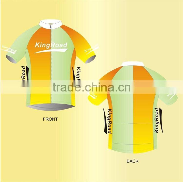 Custom digital sublimation printing shirt cycling jersey design for sale