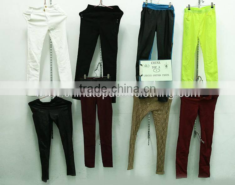 lady used clothes cream used women summer pants hot sale in asia