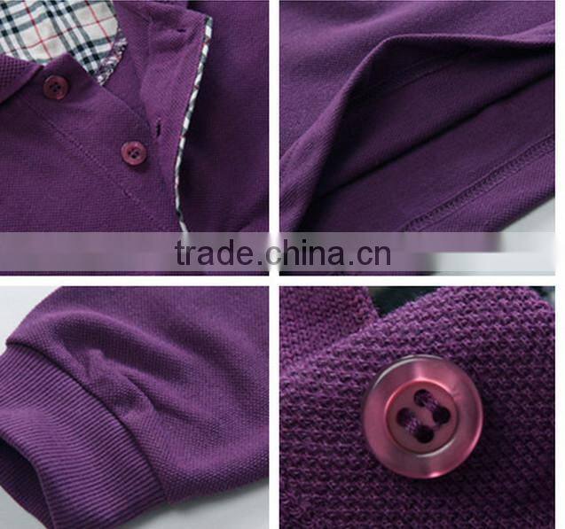 Fashion design wholesale custom long sleeve t shirt high quality long sleeve polo t shirt for men china wholesale clothing