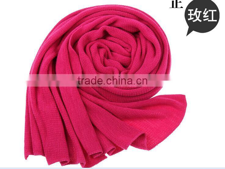 wholesale scottish solid plain blank cheap cashmere knitted scarf